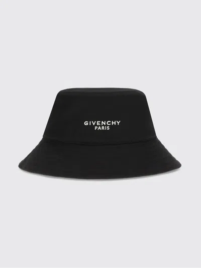 Givenchy Black Logo Bucket Hat In Black