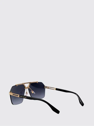 Marc Jacobs Gold Titanium Sunglasses In Gold
