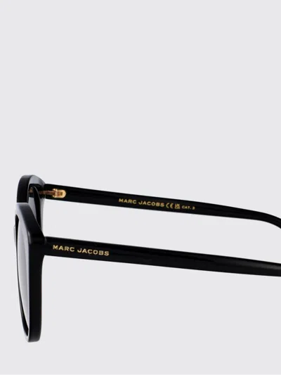 Marc Jacobs Black Acetate Sunglasses In Black