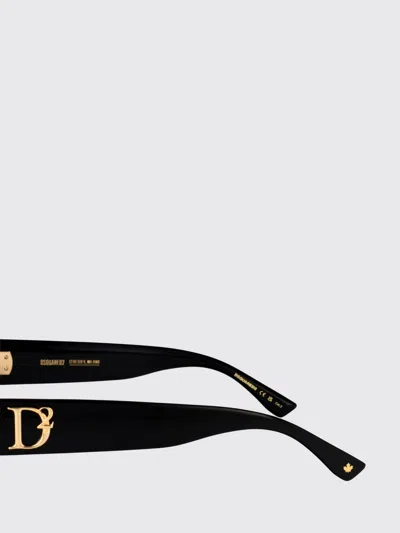 Dsquared2 Black Acetate Sunglasses In Multi