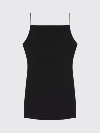 Givenchy Mini Dress Crepe Cady Square Neckline In Black