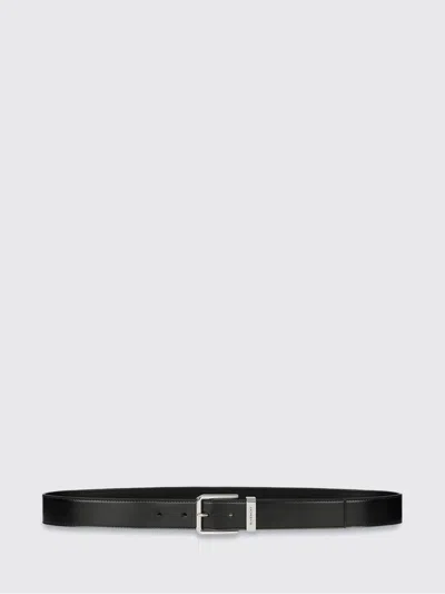 Givenchy Gentleman Leather Belt In Black
