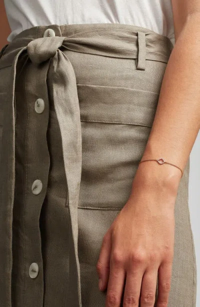 Monica Vinader Riva Mini Kite Diamond Bracelet In Gold