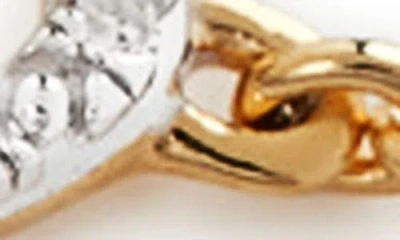 Monica Vinader Riva Mini Kite Diamond Bracelet In Gold