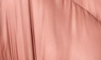 Bernie Abstract Quilted Short Puffer Jacket In Brown