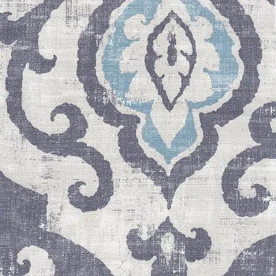 Kirkland's Suri Blue Swoop Accent Chair In Multi