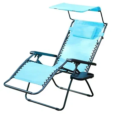 Kirkland's Zero Gravity Chair With Sunshade And Tray In Multi