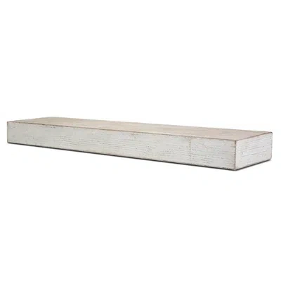 Kirkland's Washed Wood Floating Shelf In Multi