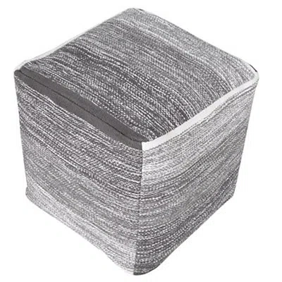 Kirkland's Distressed Pinson Cube Pouf In Multi
