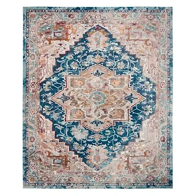 Kirkland's Deep Blue Arkin Transitional Area Rug In Blue