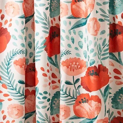 Kirkland's Multicolor Poppy Garden Shower Curtain In Multi