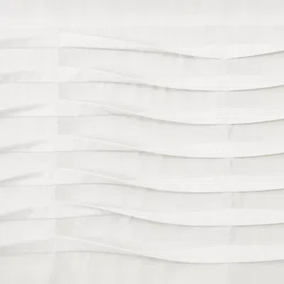 Kirkland's Wave Pattern Valance In White