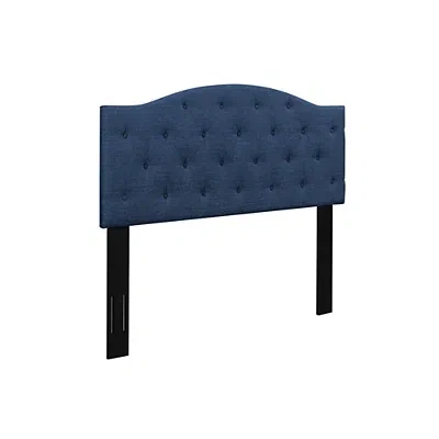 Kirkland's Bryne Button Tufted Full/queen Headboard In Blue