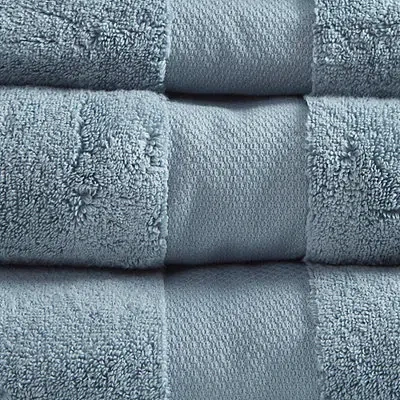 Kirkland's Turkish Cotton Bath Towel Set In Blue