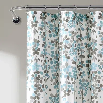Kirkland's Weeping Flower Shower Curtain In White