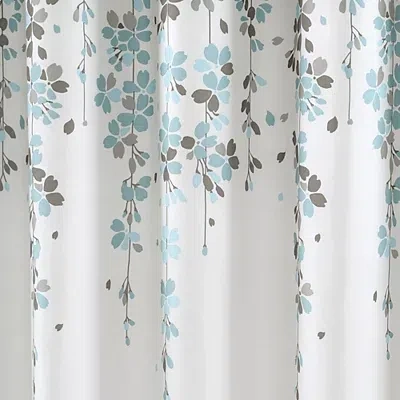 Kirkland's Weeping Flower Shower Curtain In White