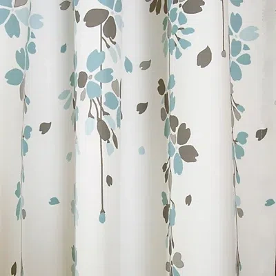 Kirkland's Weeping Flower Curtain Panel Set In White