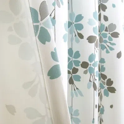 Kirkland's Weeping Flower Curtain Panel Set In White