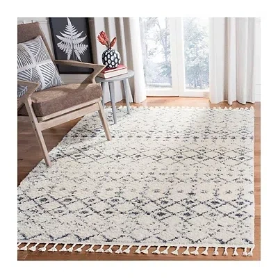 Kirkland's Safavieh Cream And Gray Bergen Weathered Rug In White