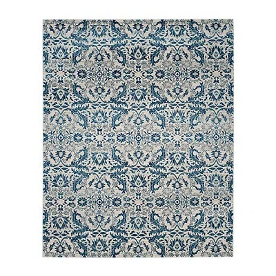 Kirkland's Everley Frieze Rug In Blue
