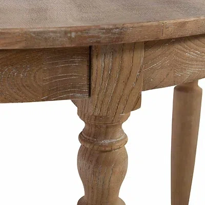 Kirkland's Reese Round Natural Dining Table In Multi