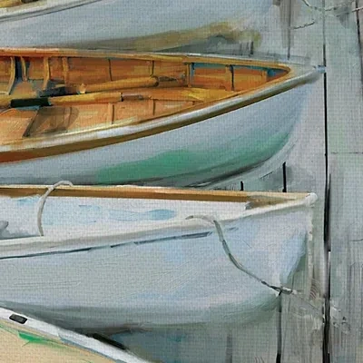 Kirkland's Dockside Canvas Art Print In Multi