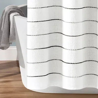 Kirkland's Stripe Ombre Shower Curtain In Gray