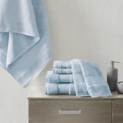 Kirkland's Turkish Cotton Bath Towel Set In Blue