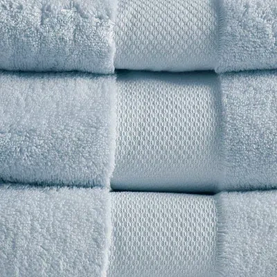 Kirkland's Turkish Cotton Bath Towel Set In Blue