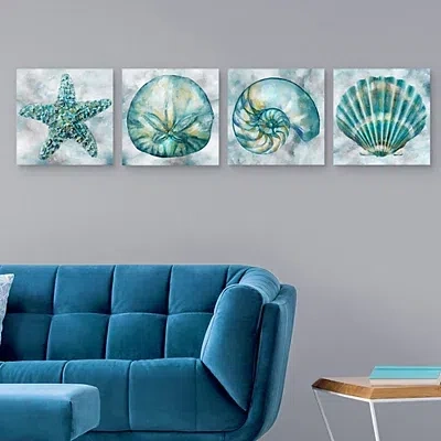 Kirkland's Elegant Shells Canvas Art Prints In Green