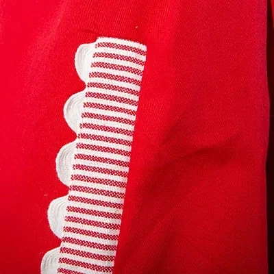 Kirkland's Mrs. Claus Apron And Kitchen Towels In Red