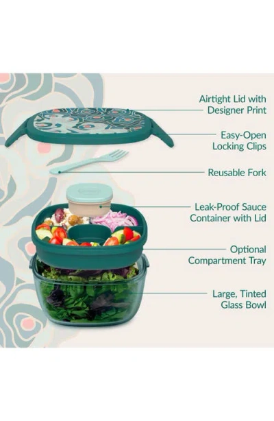 Bentgo All-in-one Glass Salad Container In Green