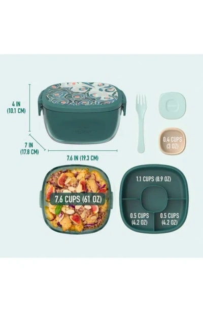 Bentgo All-in-one Glass Salad Container In Green