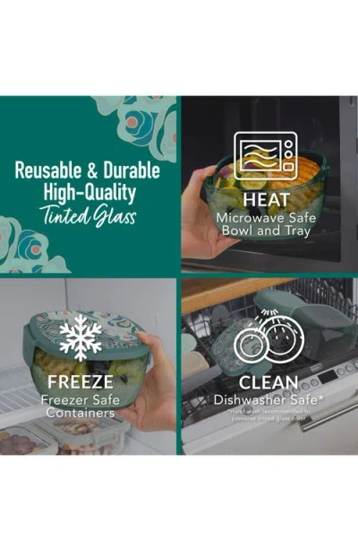 Bentgo All-in-one Glass Salad Container In Green