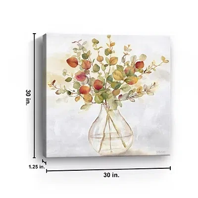 Kirkland's Eucalyptus Vase Spice Ii Canvas Art Print In Multi
