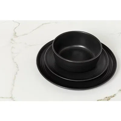 Kirkland's Dinnerware Set In Black