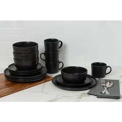Kirkland's Dinnerware Set In Black