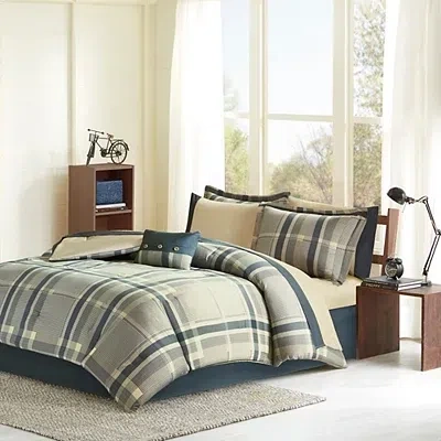 Kirkland's Print Twin Comforter Set In Multi