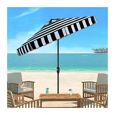 Kirkland's Stripe Auto Tilt 9 Ft. Outdoor Umbrella In Multi