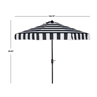 Kirkland's Stripe Auto Tilt 9 Ft. Outdoor Umbrella In Multi
