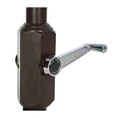 Kirkland's Safavieh Gray Stripe Tilt 9 Ft. Outdoor Umbrella In Multi