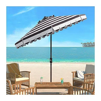 Kirkland's Scallop Tilt Crank 9 Ft. Outdoor Umbrella In Multi