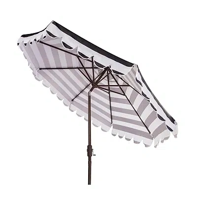 Kirkland's Scallop Tilt Crank 9 Ft. Outdoor Umbrella In Multi