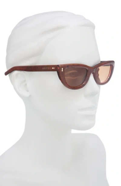 Gucci 51mm Cat Eye Sunglasses In Multi