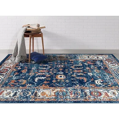 Kirkland's Bordered Pattern Area Rug In Multi