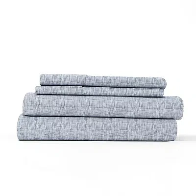Kirkland's King Bed Sheet Set In Blue