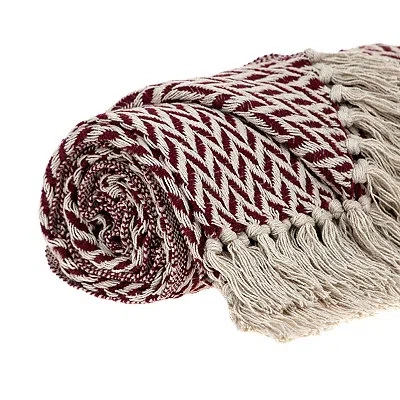 Kirkland's Zig Zag Pattern Throw In Brown