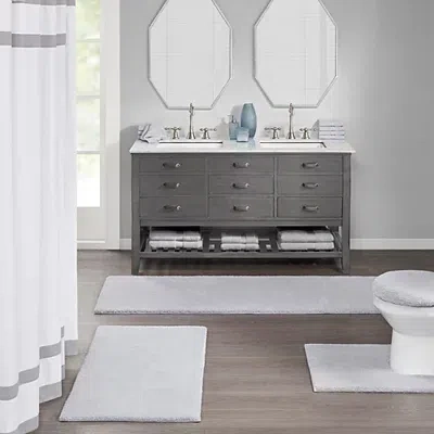 Kirkland's High Pile Marshmallow Bath Mat In White