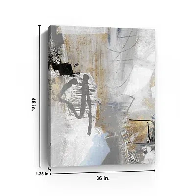 Kirkland's Chromatized Ii Canvas Art Print In Gray