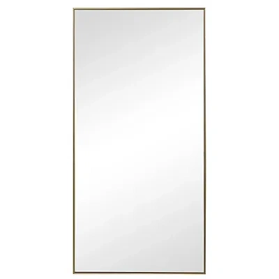 Kirkland's En Simple Rectangular Frame Wall Mirror In Gold
